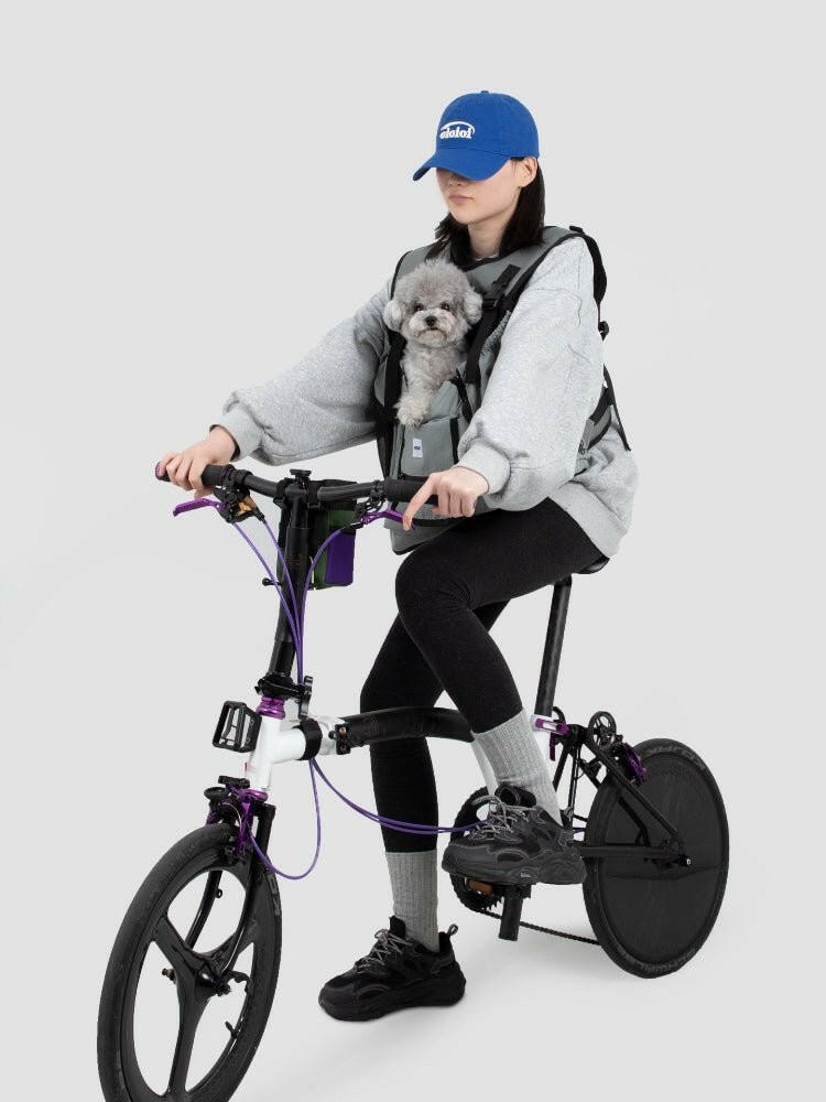 Mountain Series Front Pet Carrier – Slate Blue - Paw Charge
